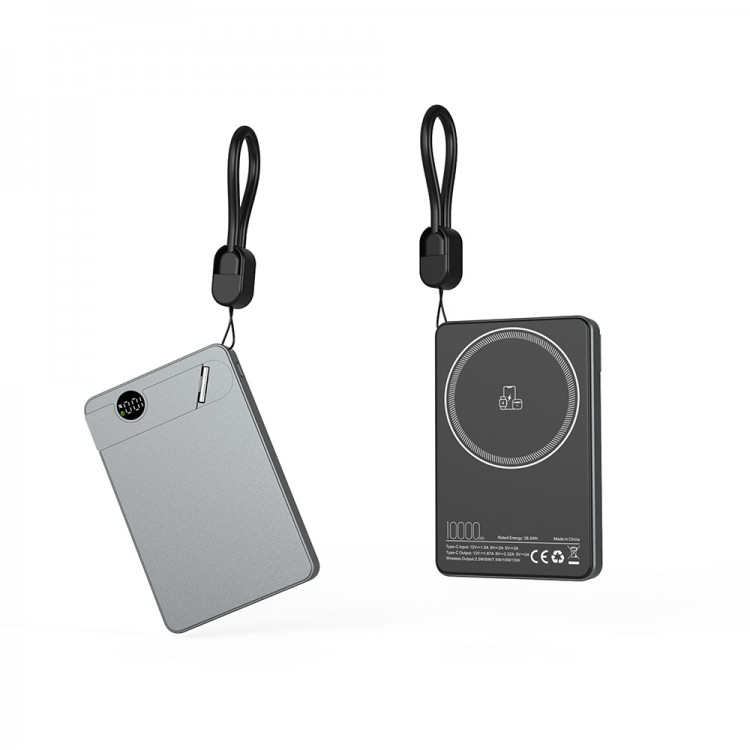 KİLYOS 10.000 MAH SİYAH MAGSAFE ve WIRELESS STANDLI POWERBANK KİLYOS 10.000 MAH SİYAH MAGSAFE ve WIRELESS STANDLI POWERBANK