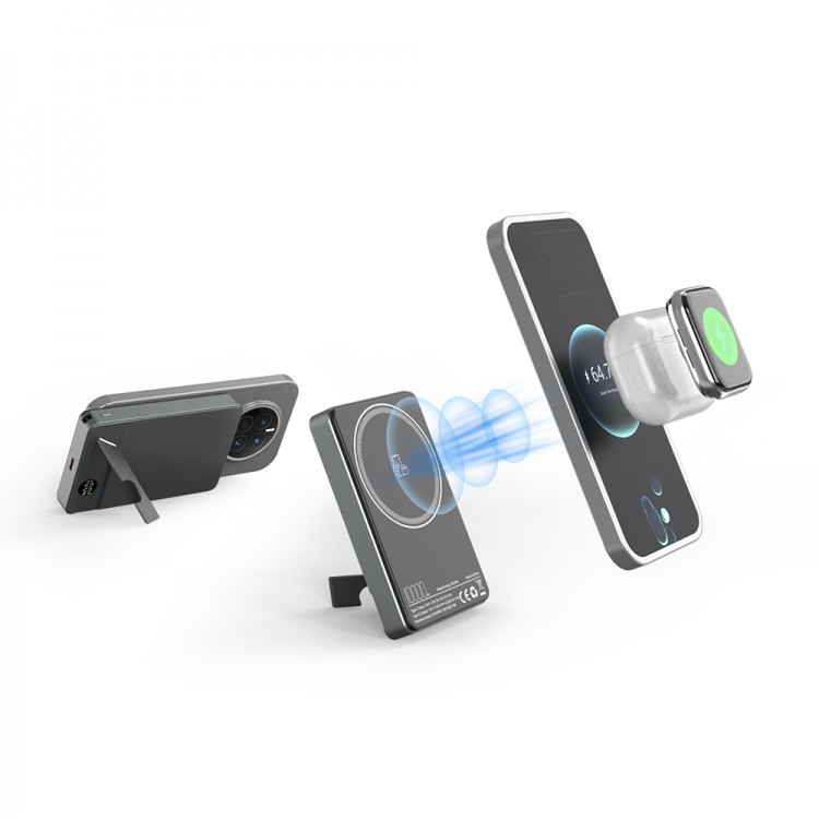 KİLYOS 10.000 MAH SİYAH MAGSAFE ve WIRELESS STANDLI POWERBANK KİLYOS 10.000 MAH SİYAH MAGSAFE ve WIRELESS STANDLI POWERBANK