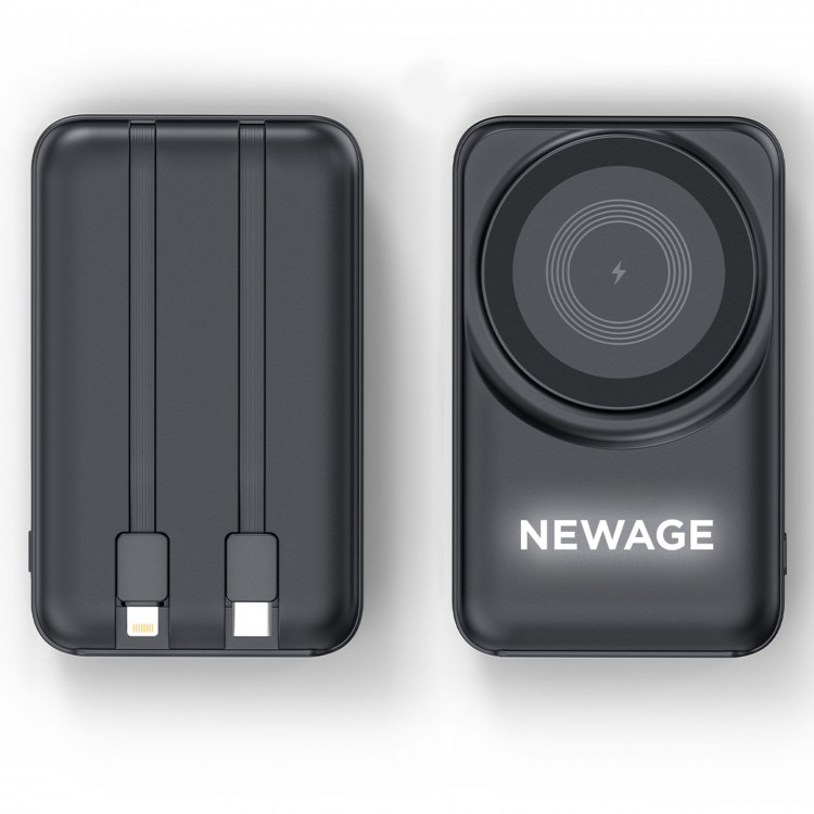 KÜÇÜKLER 10.000 MAH SİYAH MAGSAFE ve WIRELESS POWERBANK KÜÇÜKLER 10.000 MAH SİYAH MAGSAFE ve WIRELESS POWERBANK