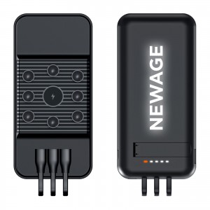 ÇİRİŞ 10.000 MAH SİYAH WIRELESS STANDLI POWERBANK ÇİRİŞ 10.000 MAH SİYAH WIRELESS STANDLI POWERBANK