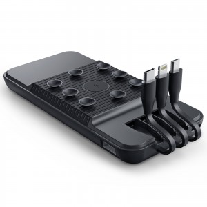 ÇİRİŞ 10.000 MAH SİYAH WIRELESS STANDLI POWERBANK ÇİRİŞ 10.000 MAH SİYAH WIRELESS STANDLI POWERBANK