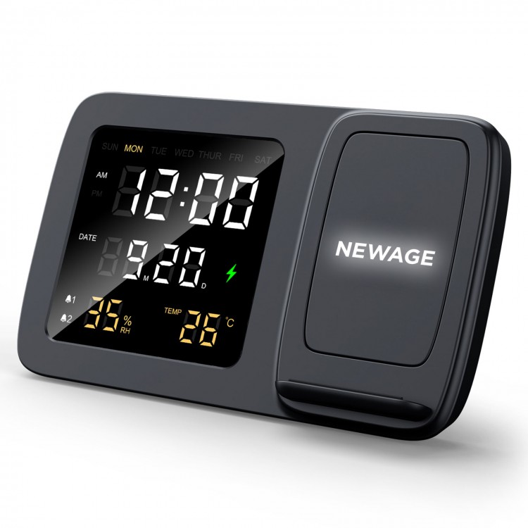 BÜLBÜL MASAÜSTÜ SAAT VE KABLOSUZ ŞARJ STANDI