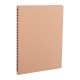 BASINEVLERİ KRAFT SPİRALLİ TARİHSİZ DEFTER (15X21 CM)