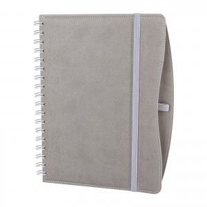 İVEDİK GRİ SPİRALLİ TARİHLİ AJANDA (17X24 CM)