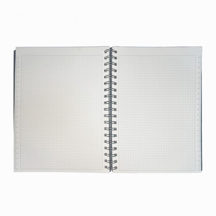 SEĞMENLER GRİ KARELİ TARİHSİZ DEFTER (19X25 CM)