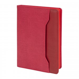 KORU KIRMIZI TARİHSİZ DEFTER (15X21 CM)