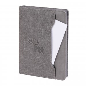 KORU GRİ TARİHSİZ DEFTER (15X21 CM)