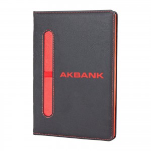 EYMİR KIRMIZI TARİHSİZ DEFTER (15x21 CM)