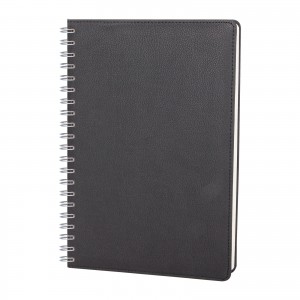 PLEVNE SİYAH KARELİ TARİHSİZ SPİRALLİ DEFTER (20x28 CM)