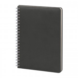 GİMAT SİYAH TARİHLİ SPİRALLİ GÜNLÜK AJANDA (20X28 CM)