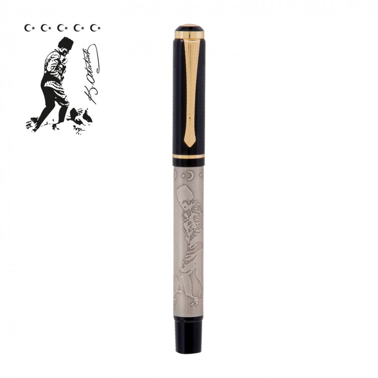 DULKADİROĞLU ATATÜRK KABARTMALI TEKLİ KALEM SETİ