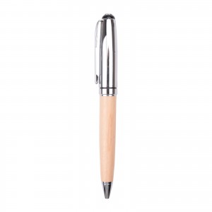 DOĞA AHŞAP METAL TÜKENMEZ KALEM