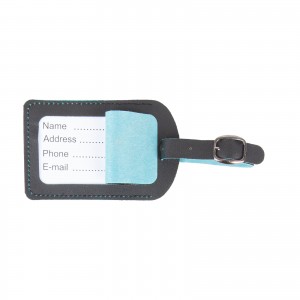 BAGAJ ETİKETİ TURKUAZ DERİ BAGAJ ETİKETİ TURKUAZ DERİ