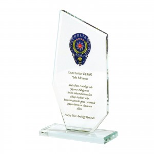 KAŞGAR ŞEFFAF KRİSTAL PLAKET KAŞGAR ŞEFFAF KRİSTAL PLAKET
