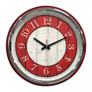 KİBELE201 KIRMIZI METAL KASA DUVAR SAATİ (505 MM) KİBELE201 KIRMIZI METAL KASA DUVAR SAATİ (505 MM)