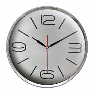 ATHENA305 GÜMÜŞ METAL ÇERÇEVE DUVAR SAATİ (360 MM) ATHENA305 GÜMÜŞ METAL ÇERÇEVE DUVAR SAATİ (360 MM)