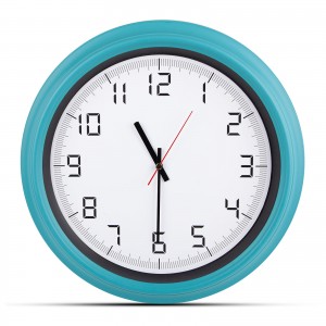 ATLAS TURKUAZ PLASTİK KASA DUVAR SAATİ (380MM) ATLAS TURKUAZ PLASTİK KASA DUVAR SAATİ (380MM)
