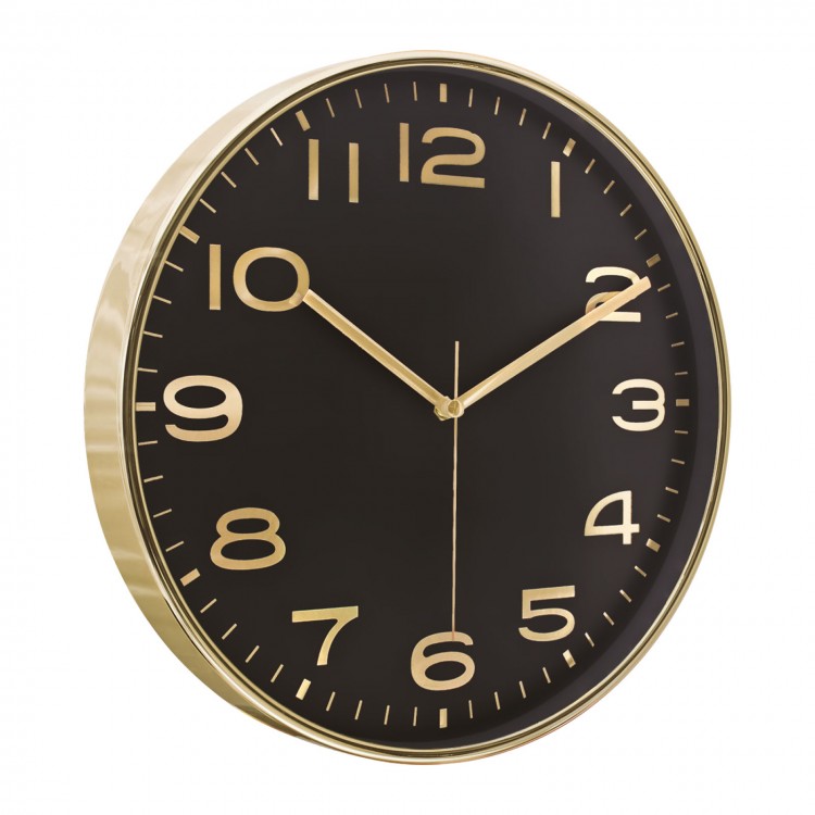 HADES406 SİYAH-ALTIN METALİZE ÇERÇEVE DUVAR SAATİ(380 MM) HADES406 SİYAH-ALTIN METALİZE ÇERÇEVE DUVAR SAATİ(380 MM)