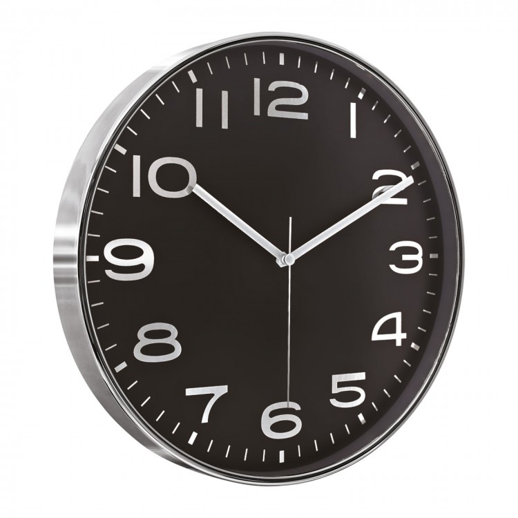 HADES406 SİYAH-GÜMÜŞ METALİZE ÇERÇEVE DUVAR SAATİ(380 MM) HADES406 SİYAH-GÜMÜŞ METALİZE ÇERÇEVE DUVAR SAATİ(380 MM)