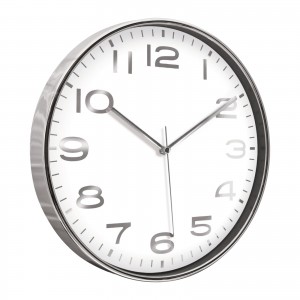 HADES406 BEYAZ-GÜMÜŞ METALİZE ÇERÇEVE DUVAR SAATİ(380 MM) HADES406 BEYAZ-GÜMÜŞ METALİZE ÇERÇEVE DUVAR SAATİ(380 MM)