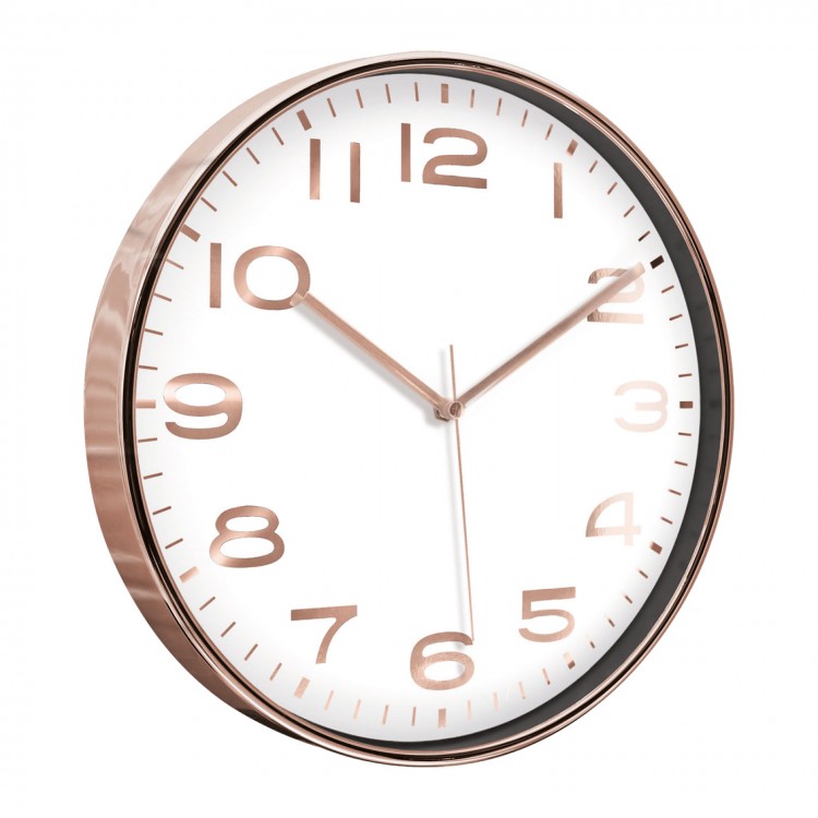 HADES406 BEYAZ-BAKIR METALİZE ÇERÇEVE DUVAR SAATİ(380 MM) HADES406 BEYAZ-BAKIR METALİZE ÇERÇEVE DUVAR SAATİ(380 MM)