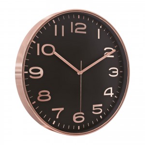 HADES406 SİYAH-BAKIR METALİZE ÇERÇEVE DUVAR SAATİ(380 MM) HADES406 SİYAH-BAKIR METALİZE ÇERÇEVE DUVAR SAATİ(380 MM)