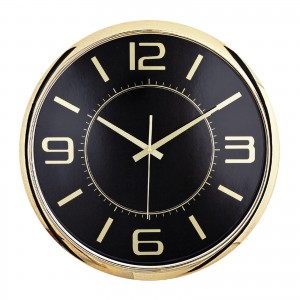 HELLEN404 SİYAH-ALTIN METALİZE ÇERÇEVE DUVAR SAATİ (420 MM) HELLEN404 SİYAH-ALTIN METALİZE ÇERÇEVE DUVAR SAATİ (420 MM)