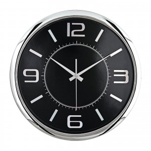 HELLEN404 SİYAH-GÜMÜŞ METALİZE ÇERÇEVE DUVAR SAATİ (420MM) HELLEN404 SİYAH-GÜMÜŞ METALİZE ÇERÇEVE DUVAR SAATİ (420MM)