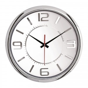 HELLEN404 BEYAZ-GÜMÜŞ METALİZE ÇERÇEVE DUVAR SAATİ (420MM) HELLEN404 BEYAZ-GÜMÜŞ METALİZE ÇERÇEVE DUVAR SAATİ (420MM)