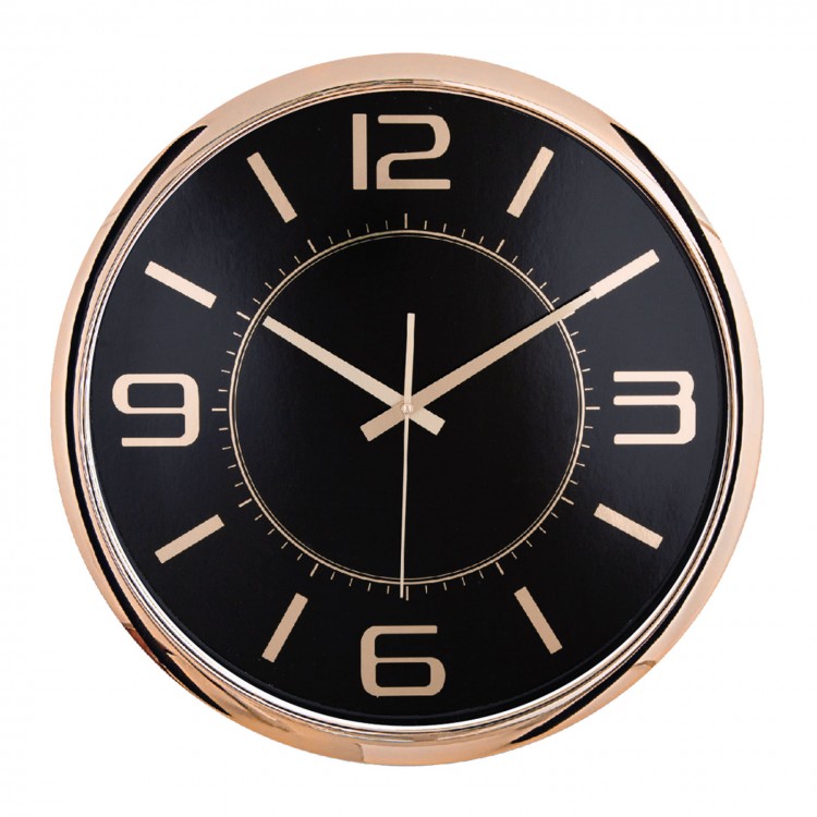 HELLEN404 SİYAH-BAKIR METALİZE ÇERÇEVE DUVAR SAATİ (420MM) HELLEN404 SİYAH-BAKIR METALİZE ÇERÇEVE DUVAR SAATİ (420MM)