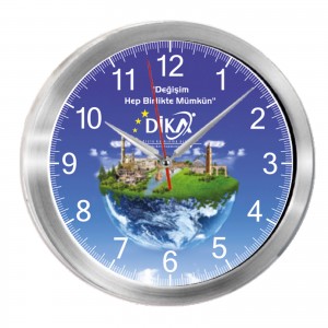 TRİTON091 GÜMÜŞ METAL KASA DUVAR SAATİ (350 MM) TRİTON091 GÜMÜŞ METAL KASA DUVAR SAATİ (350 MM)