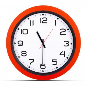 HERA TURUNCU PLASTİK KASA DUVAR SAATİ (350MM) HERA TURUNCU PLASTİK KASA DUVAR SAATİ (350MM)