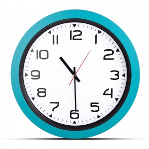 HERA TURKUAZ PLASTİK KASA DUVAR SAATİ (350MM) HERA TURKUAZ PLASTİK KASA DUVAR SAATİ (350MM)