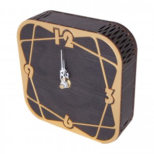 VARDA123 AHŞAP MASAÜSTÜ SAAT (145X145 MM)