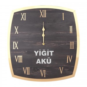 FLORA AHŞAP DUVAR SAATİ (410X410 MM) FLORA AHŞAP DUVAR SAATİ (410X410 MM)