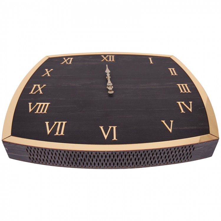 FLORA AHŞAP DUVAR SAATİ (410X410 MM)