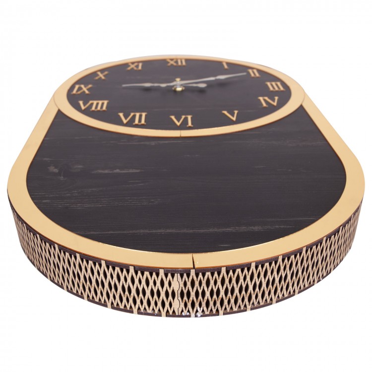ORİON AHŞAP KASA DUVAR SAATİ (300X500 MM)