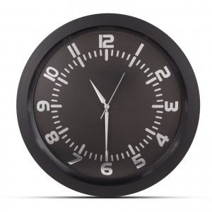 POSEIDON SİYAH PLASTİK KASA DUVAR SAATİ 350MM POSEIDON SİYAH PLASTİK KASA DUVAR SAATİ 350MM