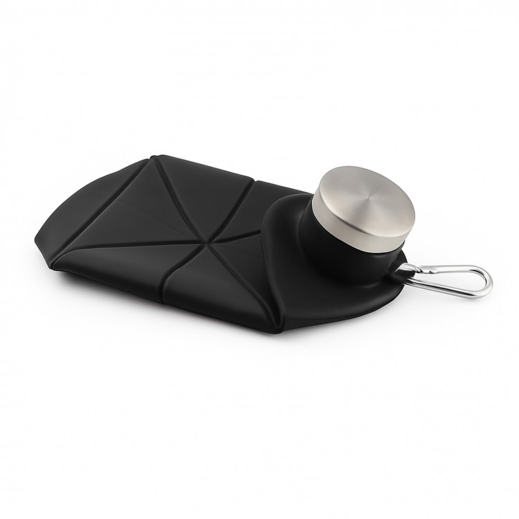 AYDENİZ SİYAH 700 ML KATLANABİLİR SİLİKON MATARA AYDENİZ SİYAH 700 ML KATLANABİLİR SİLİKON MATARA