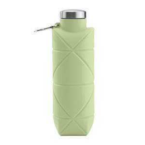 AYDENİZ YEŞİL 700 ML KATLANABİLİR SİLİKON MATARA