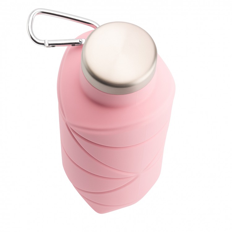 AYDENİZ PEMBE 700 ML KATLANABİLİR SİLİKON MATARA AYDENİZ PEMBE 700 ML KATLANABİLİR SİLİKON MATARA