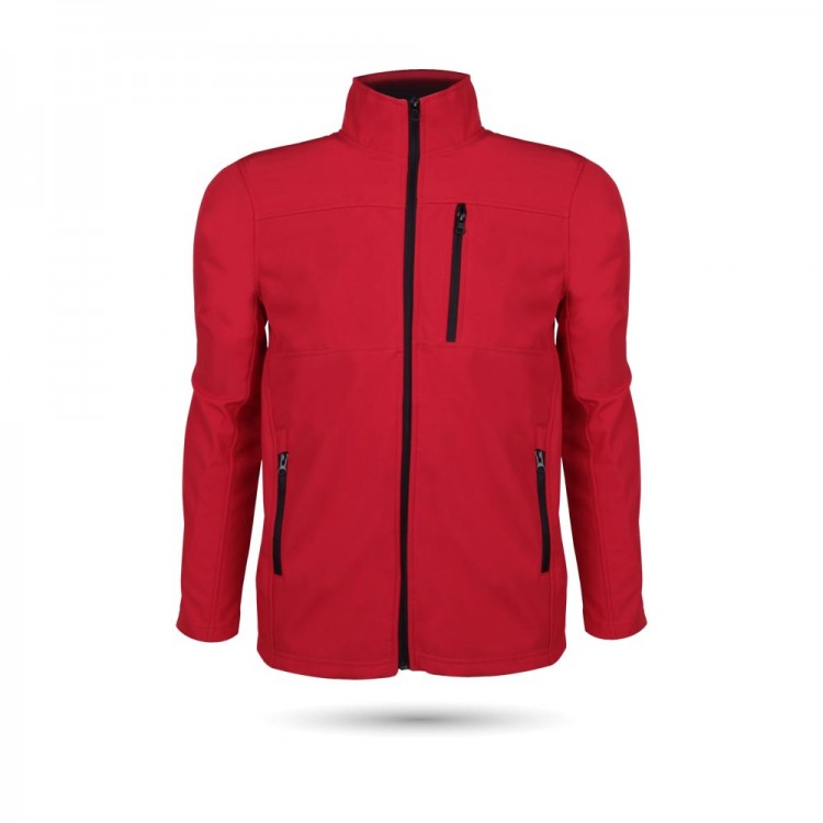 DAVRAZ SOFTSHELL KIRMIZI L MONT