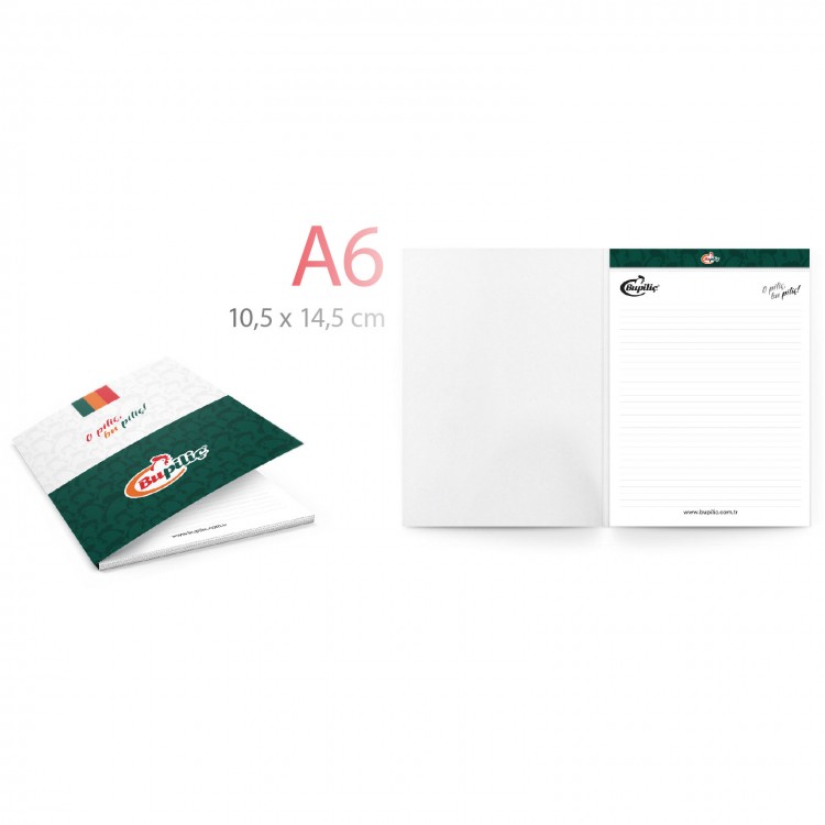 ALA-42 KAPAK GEÇMELİ YANA AÇILIR A6 BLOKNOT ALA-42 KAPAK GEÇMELİ YANA AÇILIR A6 BLOKNOT