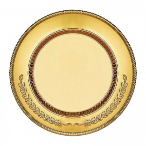 AYT-04 ALTIN YALDIZ İŞLEMELİ PLAKET TABAK AYT-04 ALTIN YALDIZ İŞLEMELİ PLAKET TABAK