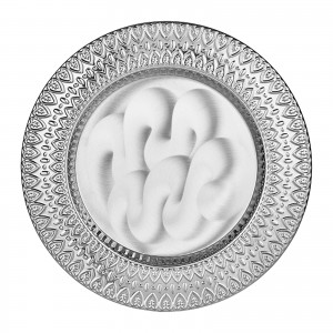 GYT-01 GÜMÜŞ YALDIZ İŞLEMELİ PLAKET TABAK GYT-01 GÜMÜŞ YALDIZ İŞLEMELİ PLAKET TABAK